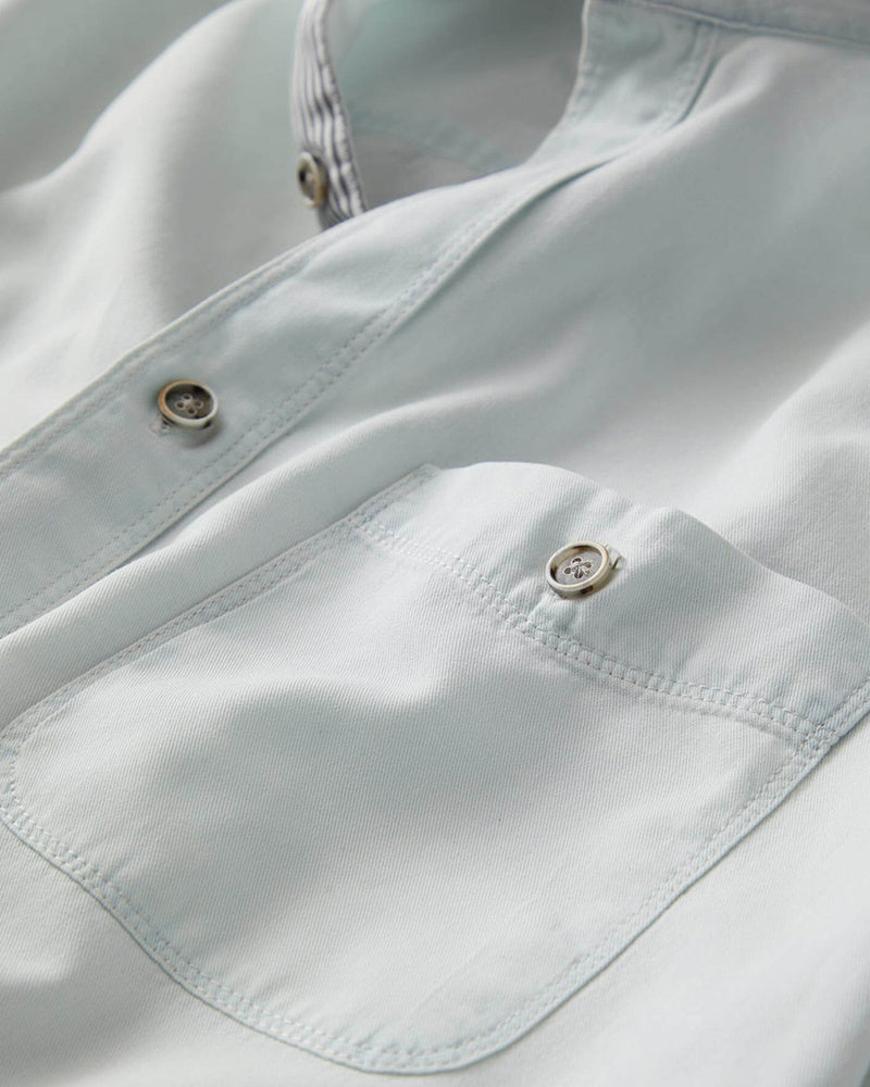 Casual Cloud Blue Short Sleeve Shirt
