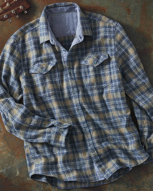 Long Sleeve Flannel Plaid Shirt