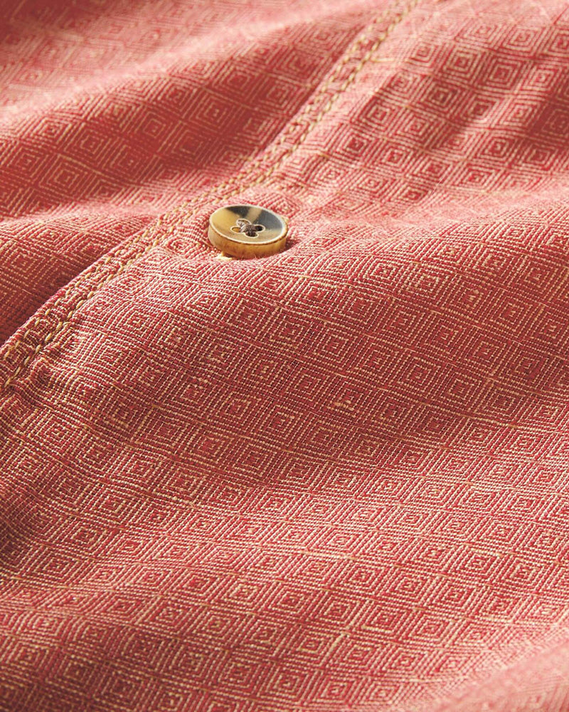 Long Sleeve Overdye Linen Shirt