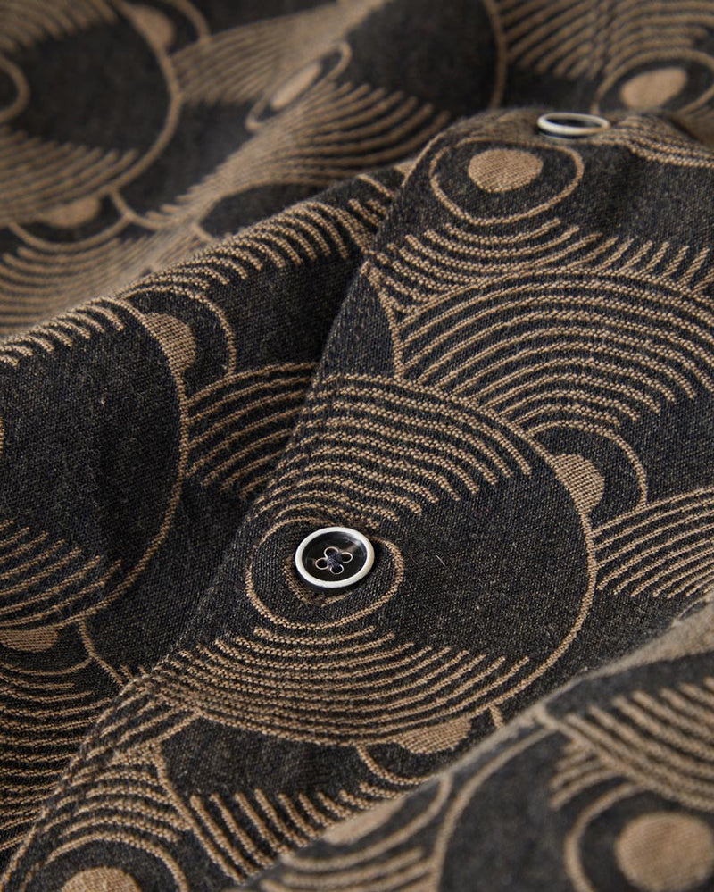 Record Jacquard Pattern Shirt