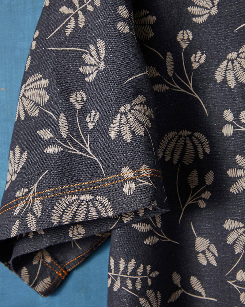 Leafy Floral Short Sleeve Shirt