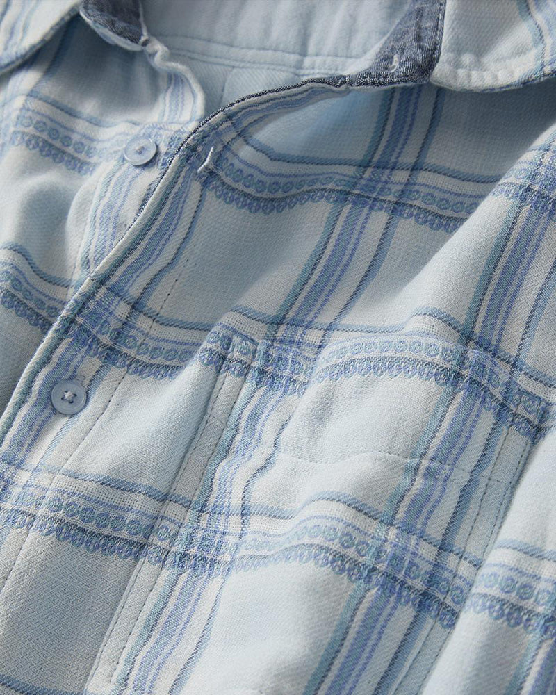 Men's Classic Plaid Button-Up Shirt