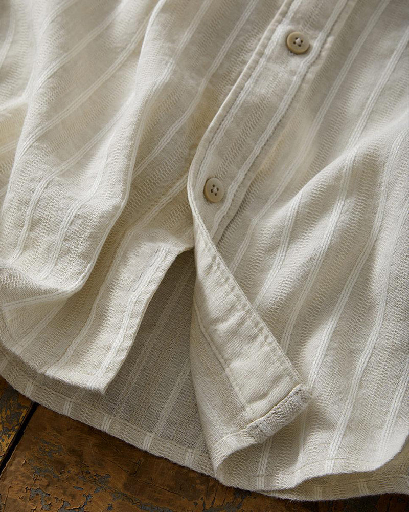 Men's Casual Stripe Short Sleeve Shirt