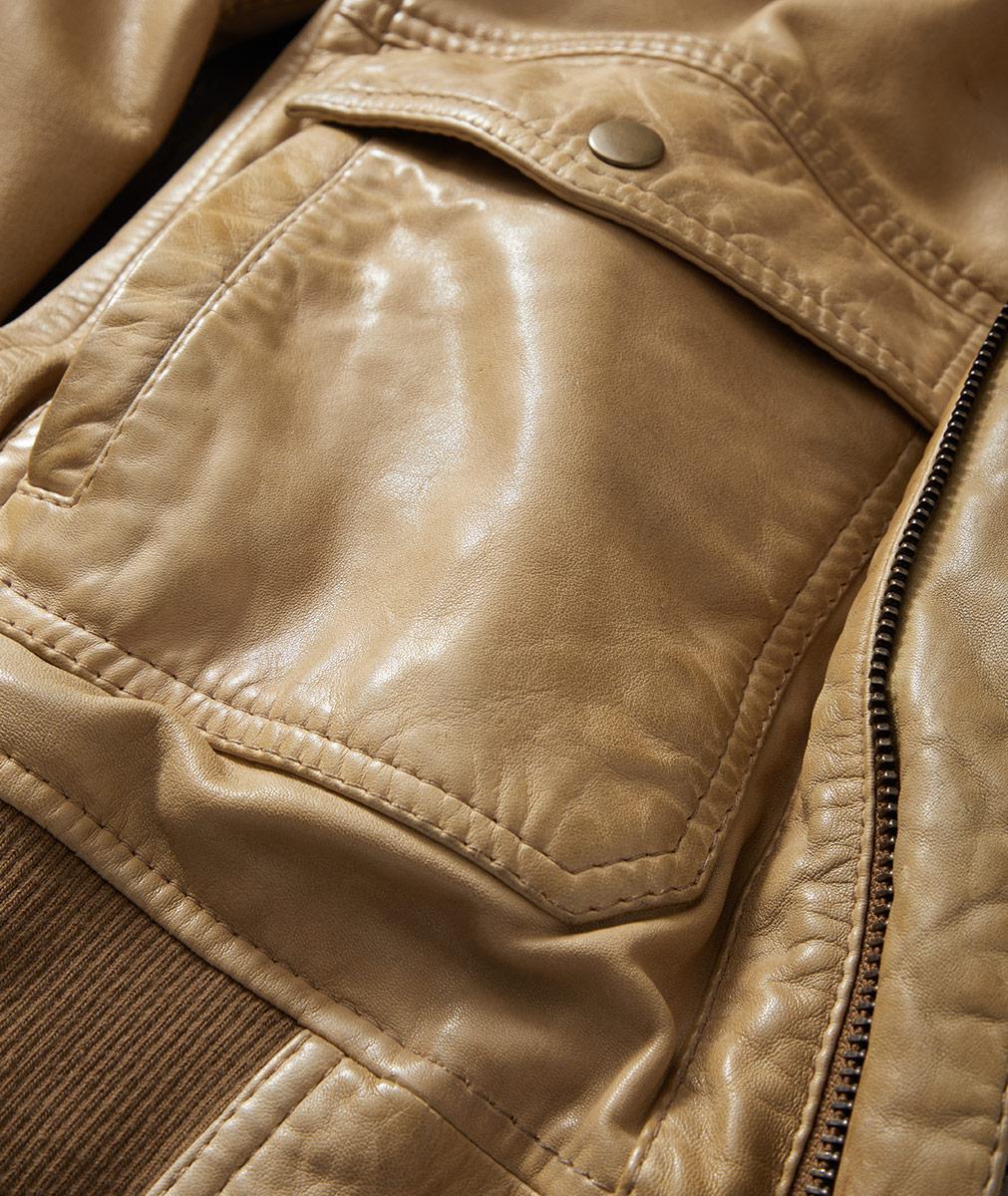 Men's Corollary Leather Bomber