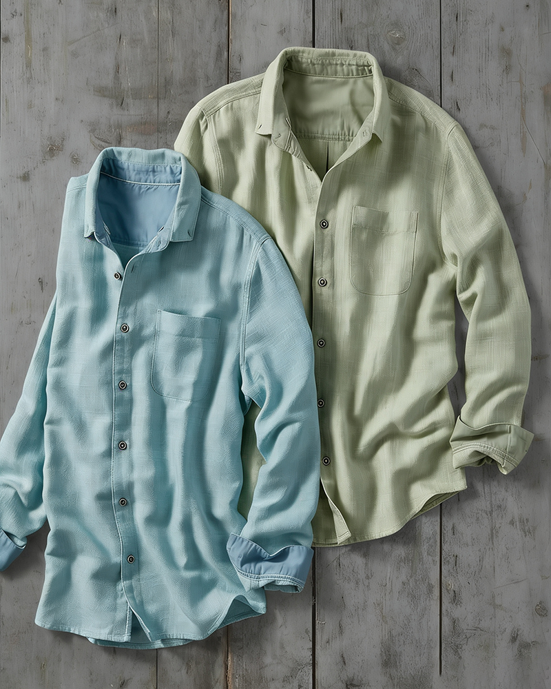 Men's Single Pocket Woven Shirt