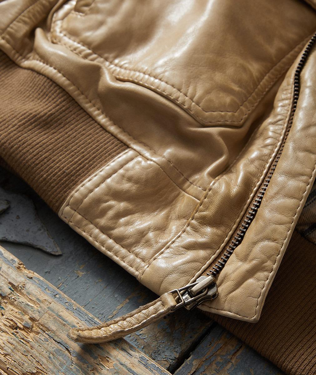Men's Corollary Leather Bomber