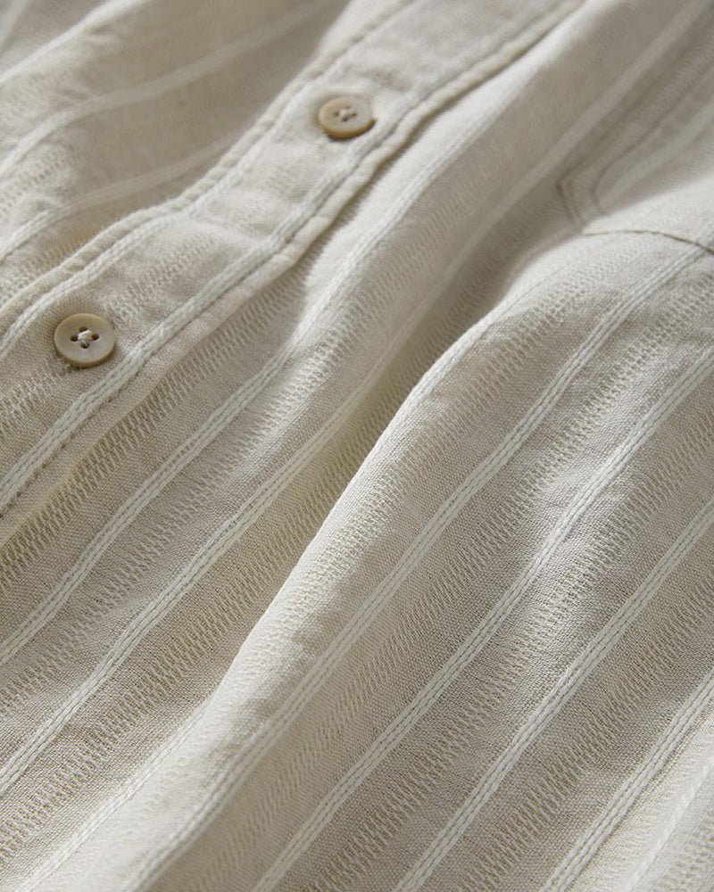 Men's Casual Stripe Short Sleeve Shirt