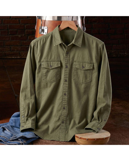 Washed Athletic Stretch Shirt