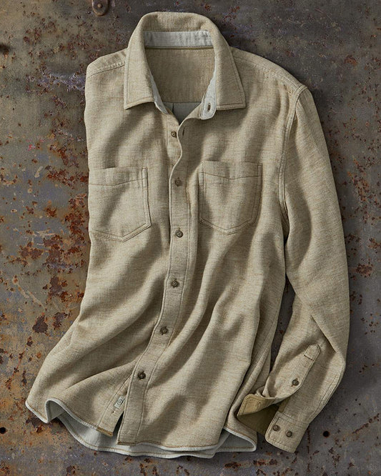 Men's Double Pocket Button Shirt