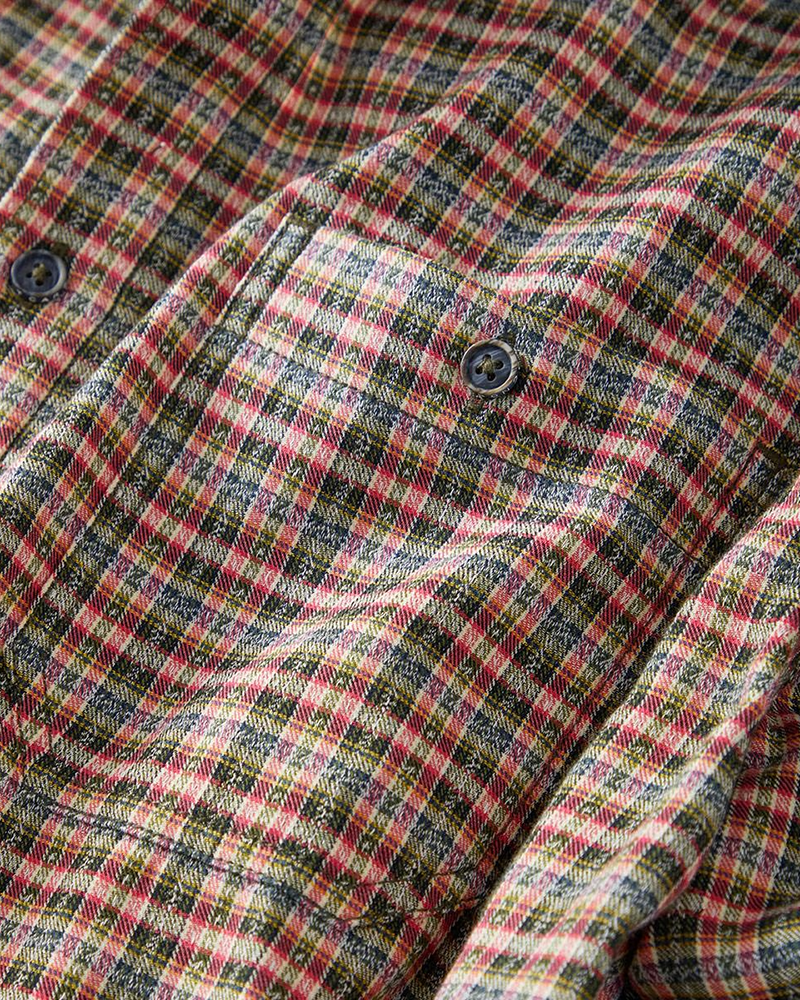 Men's Multi Brushed Plaid Shirt