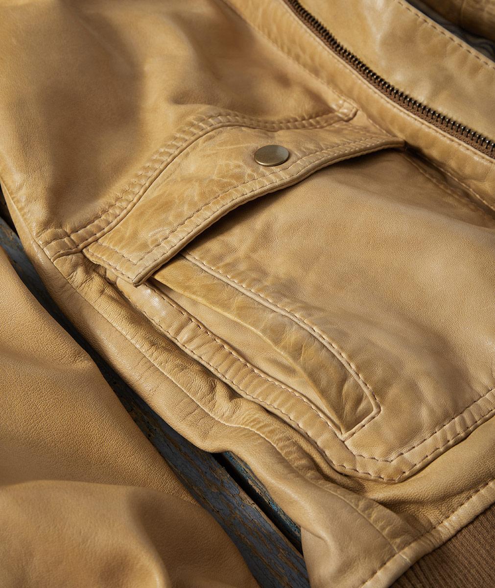 Men's Corollary Leather Bomber