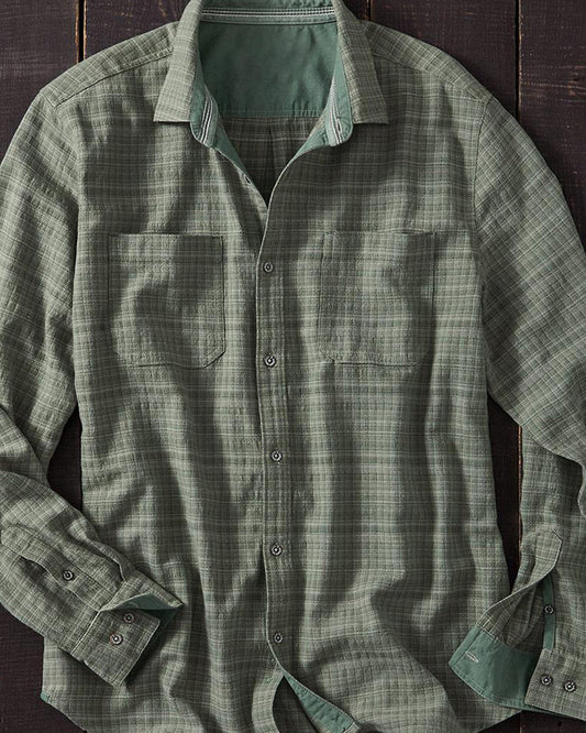 Men's Double Pocket Button Shirt