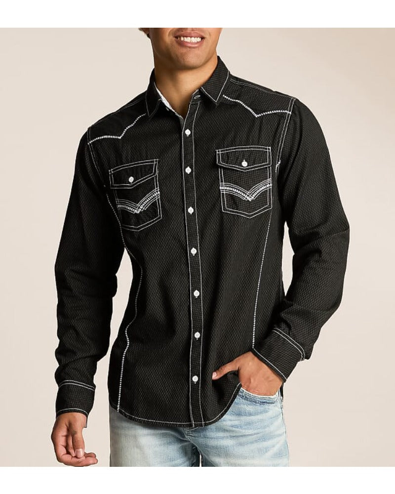 Men's Cowboy Short Sleeve Shirt