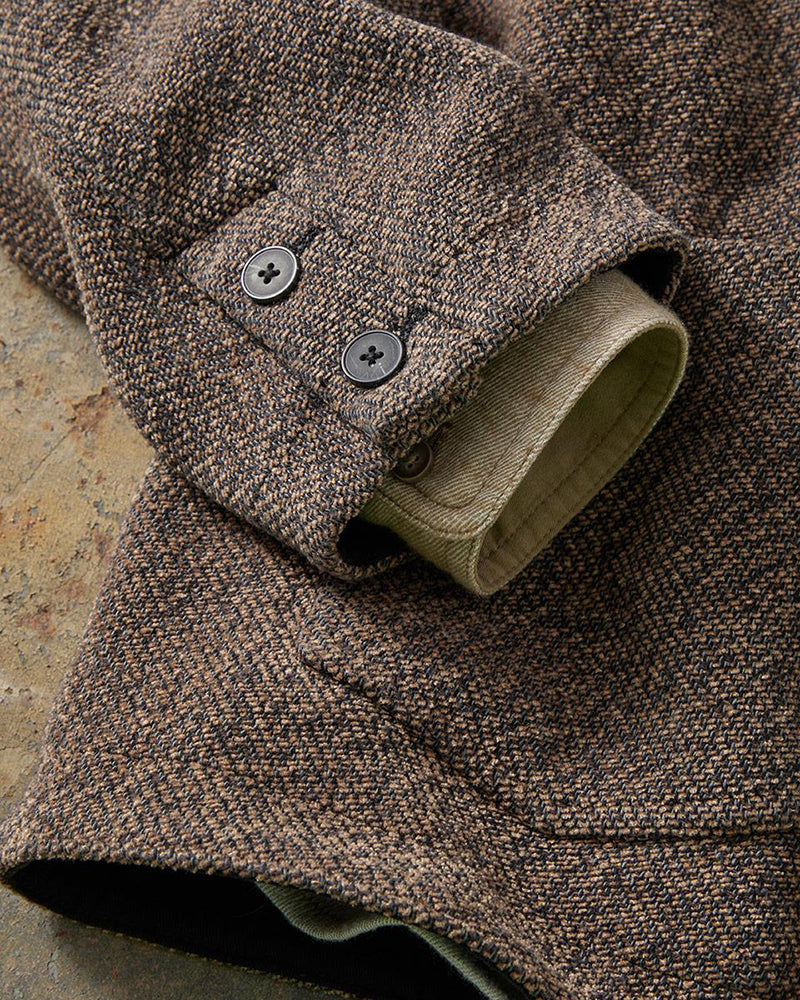 Vintage Multi-Pocket  Tweed Jacket