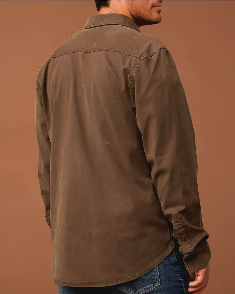 Washed Athletic Stretch Shirt