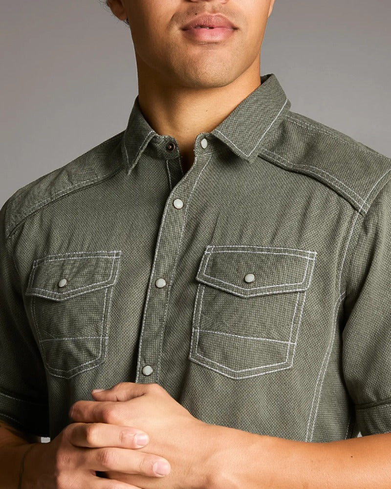 Men's Cowboy Short Sleeve Shirt