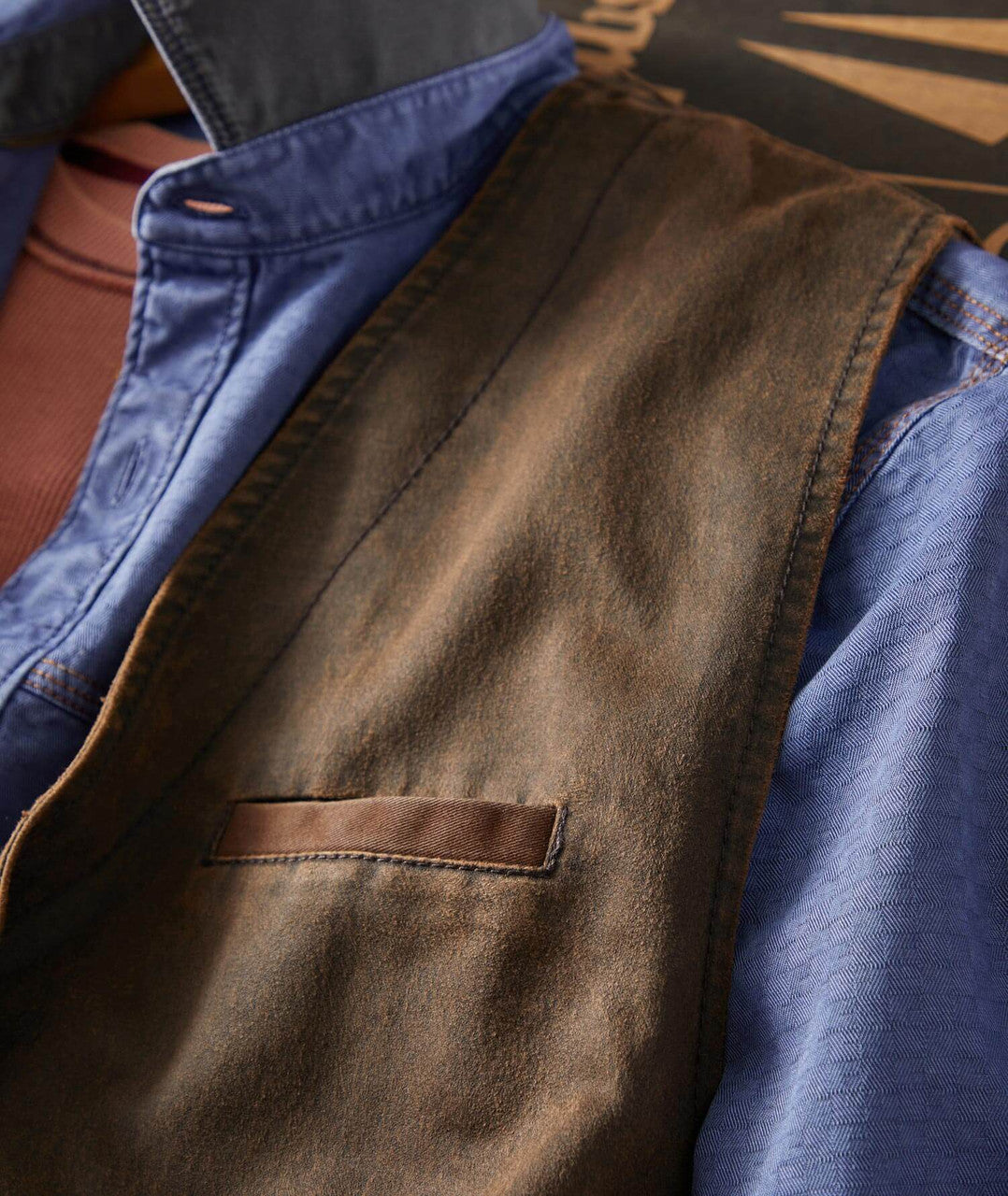 Casual Cotton Suede Vest
