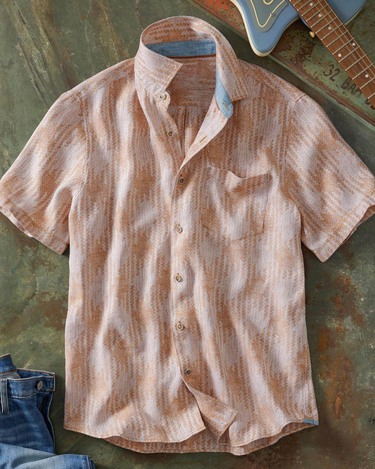 Short Sleeve Jacquard Shirt