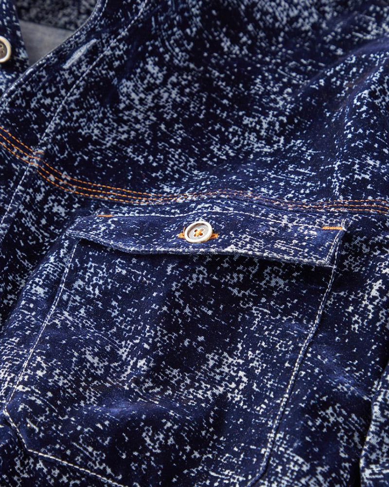 Button Flap Pocket Print Shirt