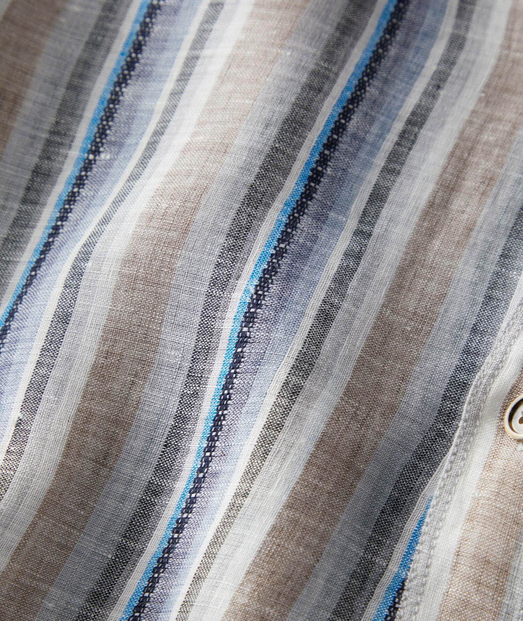 Casual Linen Stripe Shirt