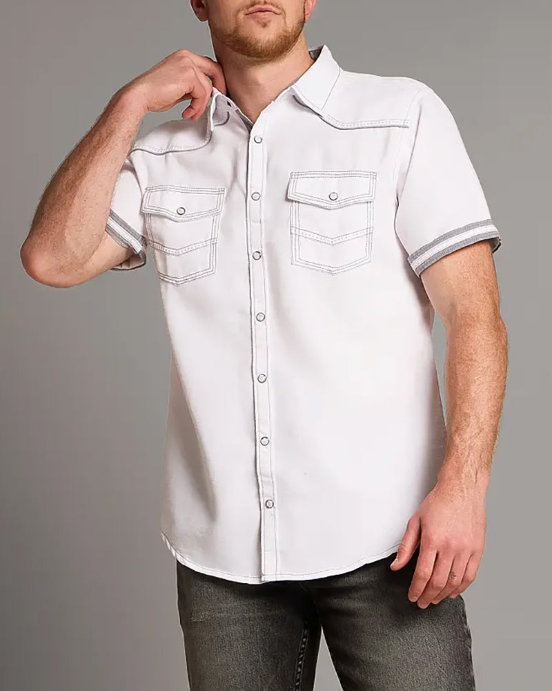 Men's Cowboy Short Sleeve Shirt