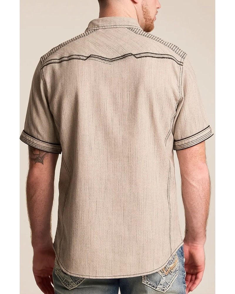 Men's Cowboy Short Sleeve Shirt