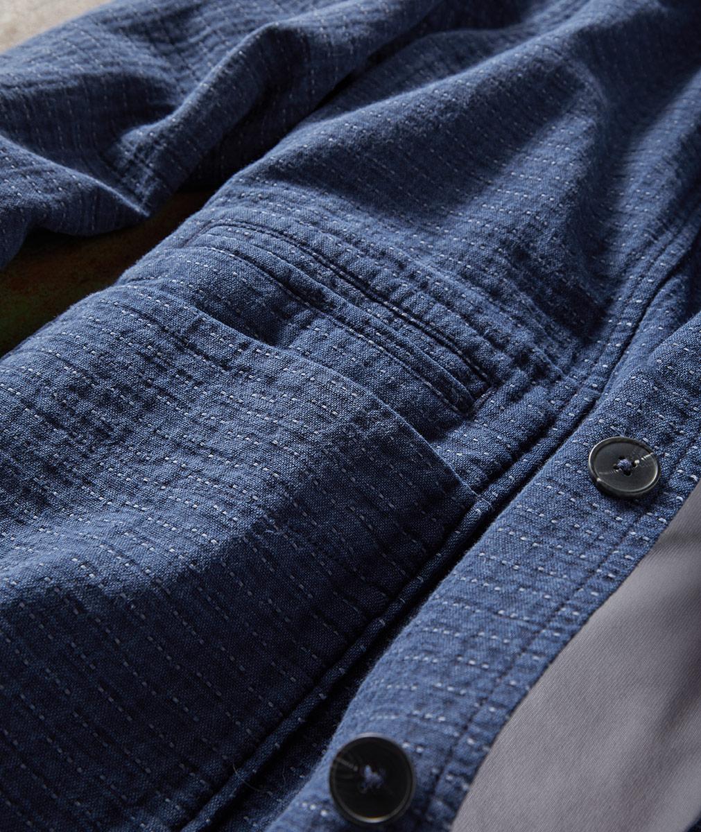 Men's Shibori Chore Coat