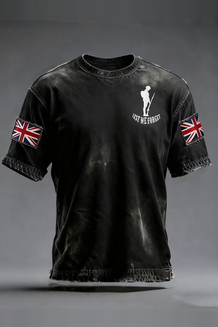 Men's Remembrance Day Lest We Forget T-Shirt