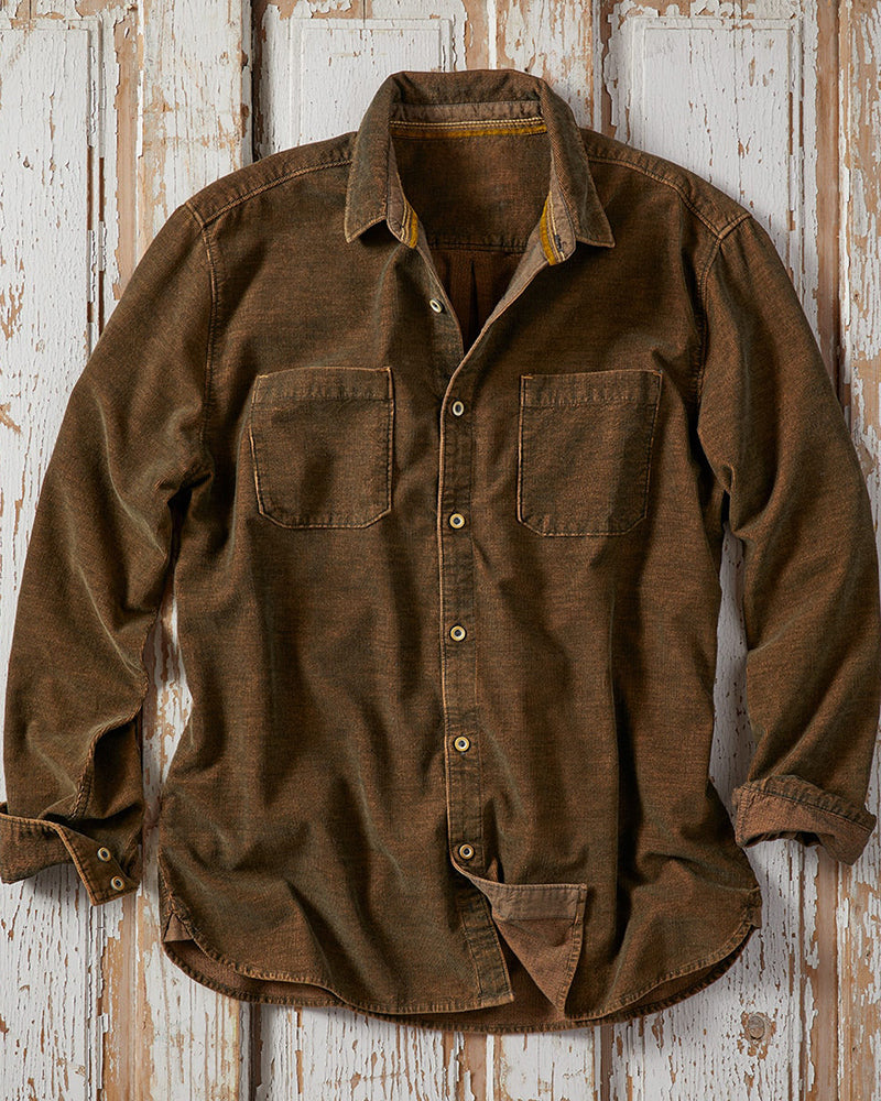 Casual Collared Shirt Jacket