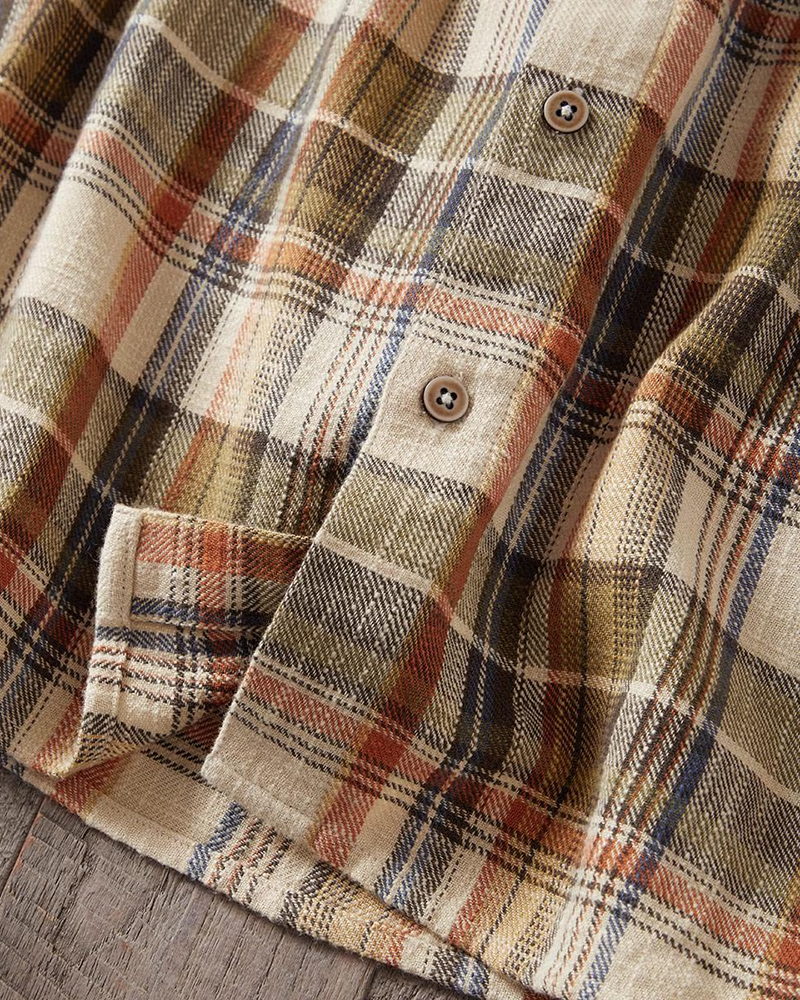 Men's Multi Plaid Long Sleeve Shirt
