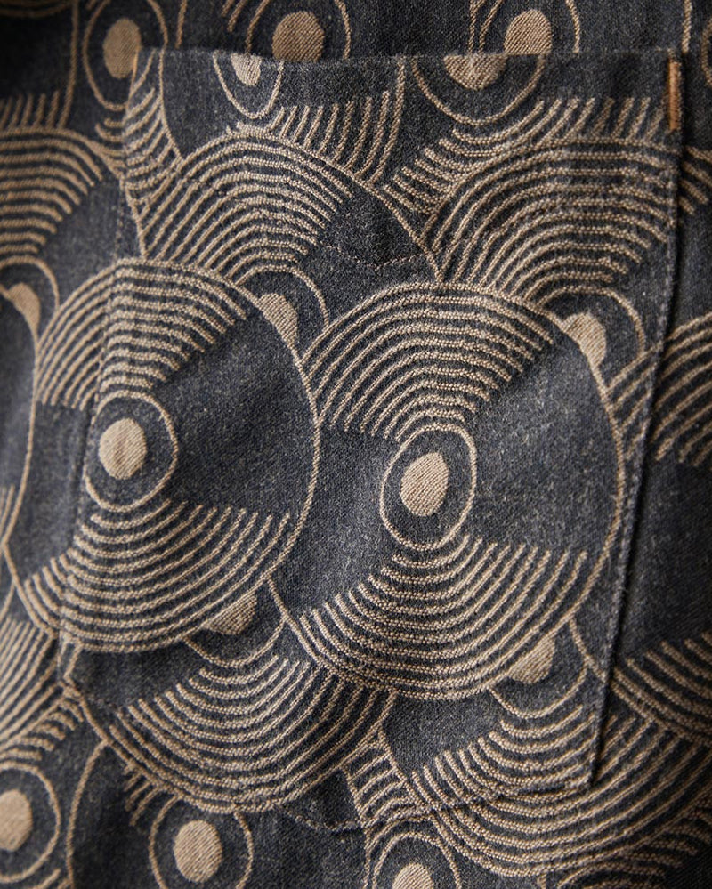 Record Jacquard Pattern Shirt