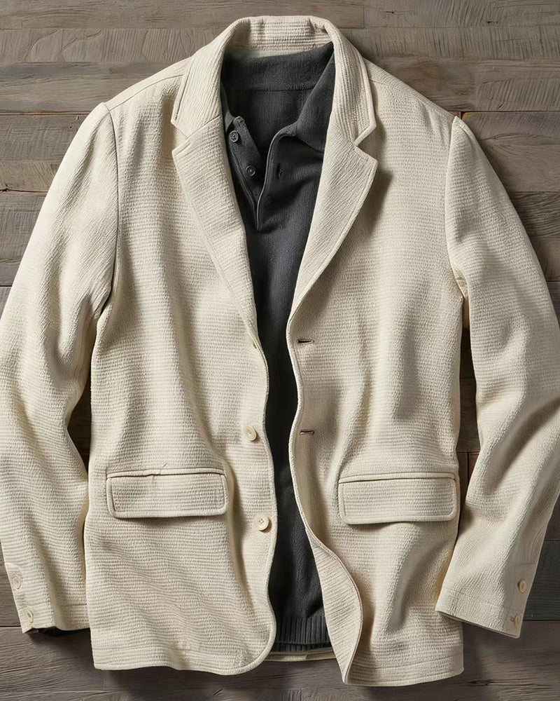 Three Button Patch Pocket Jacket