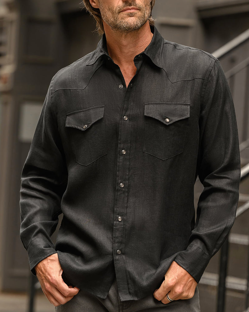 Men's Western Short Sleeve Shirt