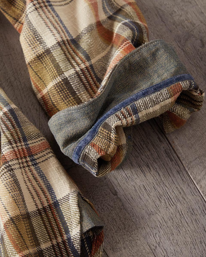 Men's Multi Plaid Long Sleeve Shirt