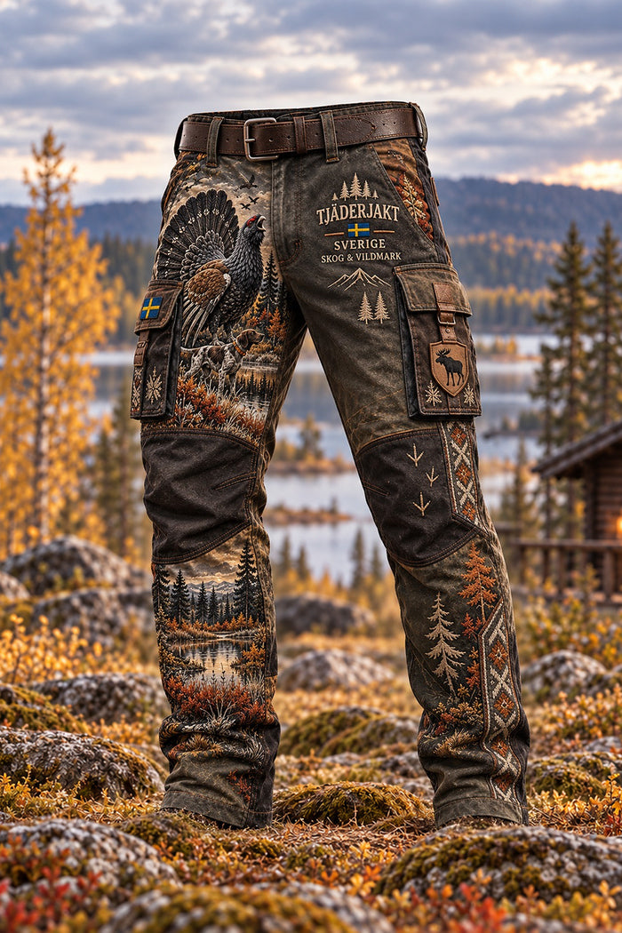 Men’s Swedish Capercaillie Hunting Cargo Pants