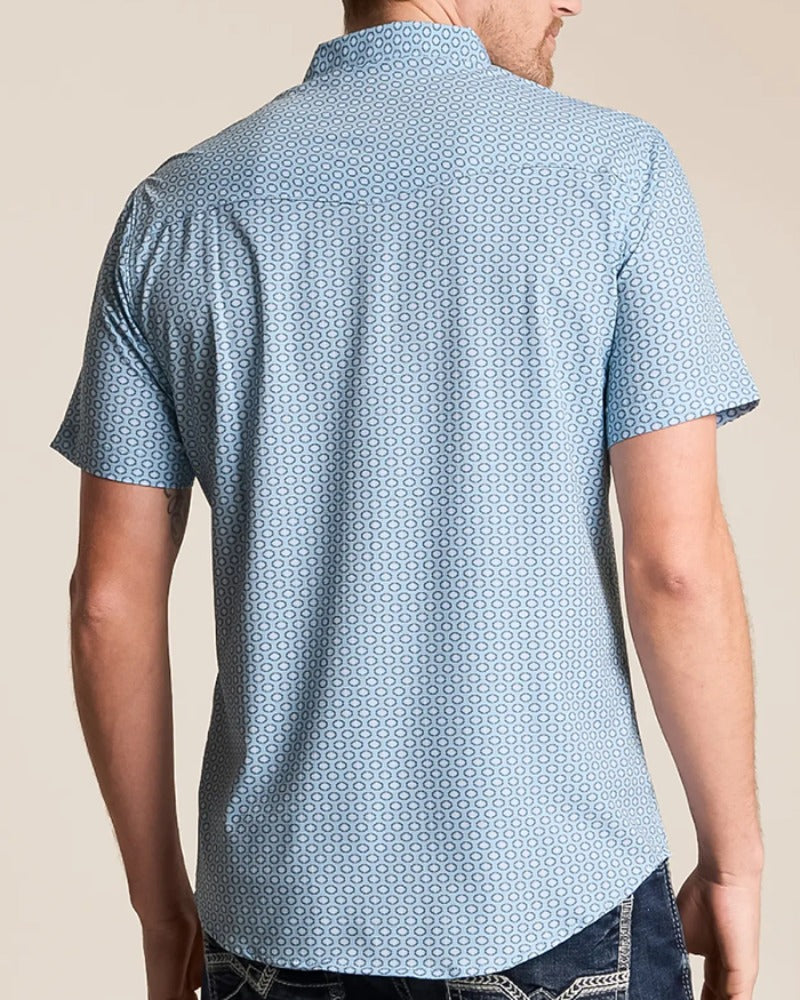 Men's Western Casual Short Sleeve Shirt