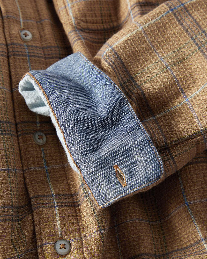 Men's Plaid Button-Down Shirt