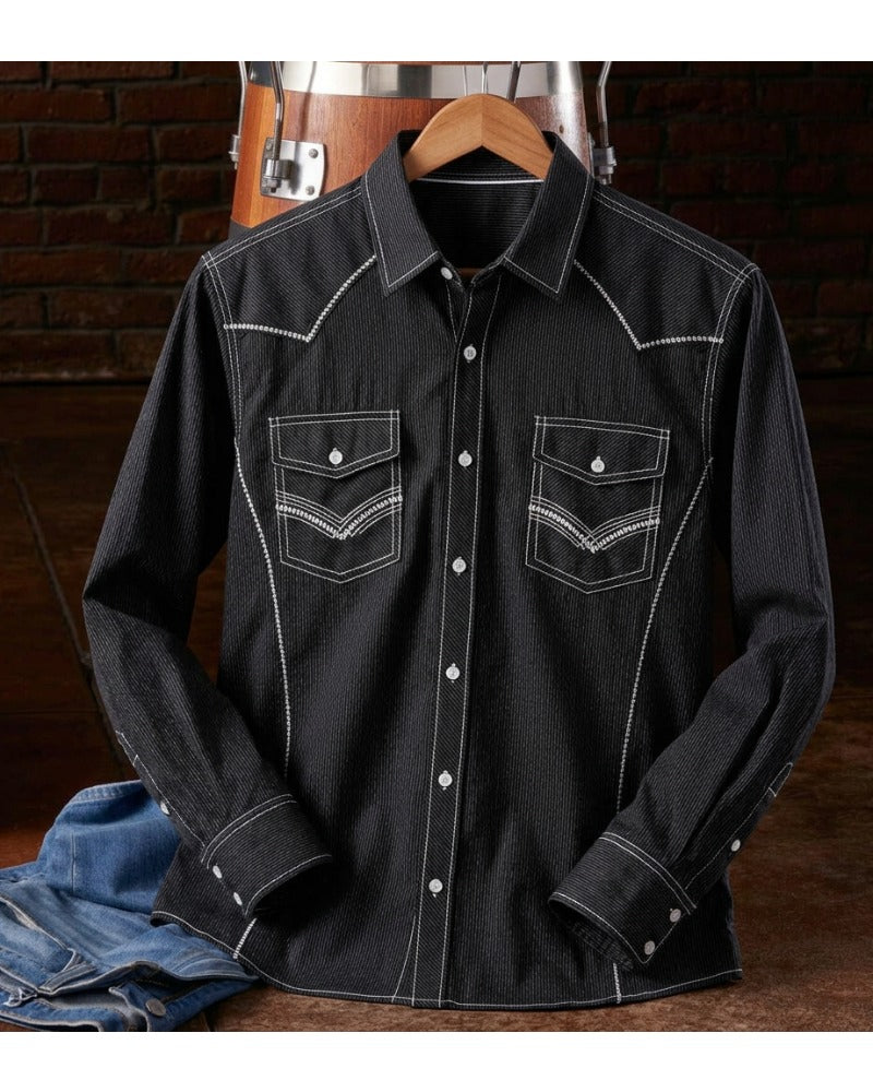 Men's Cowboy Short Sleeve Shirt