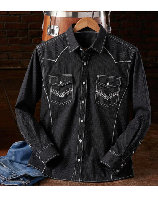Men's Cowboy Short Sleeve Shirt