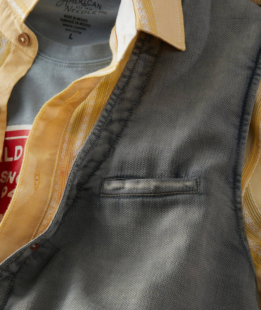 Casual Slub Piqué Vest