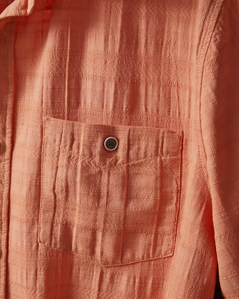 Short Sleeve Textured Shirt