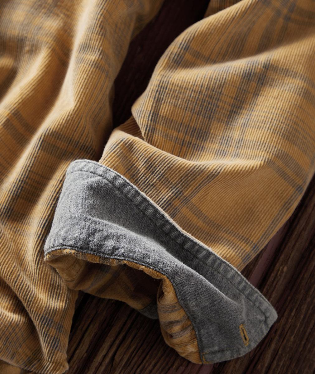 Men's Goldenrod Cord Shirt