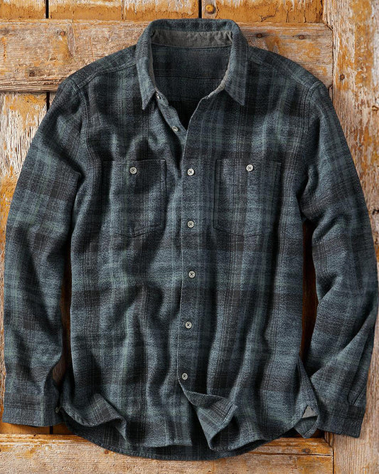 Casual Plaid Jac- Shirt