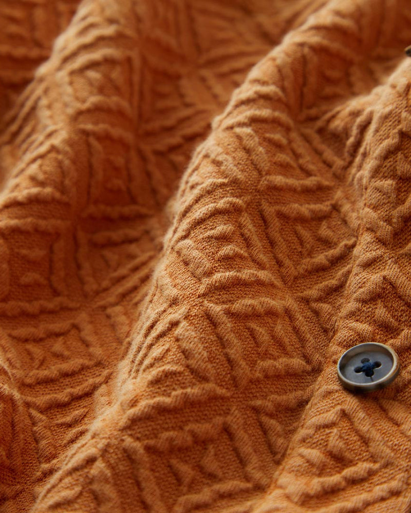 Diamond Jacquard Knit Shirt