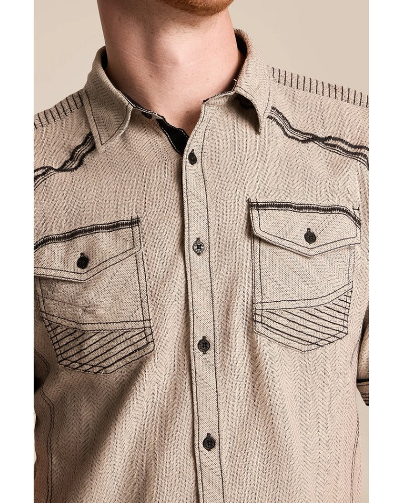 Men's Cowboy Short Sleeve Shirt