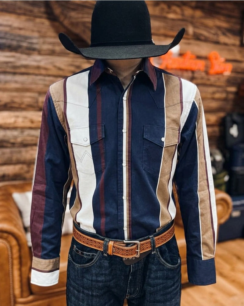 Men's Stripe Pocket Shirt