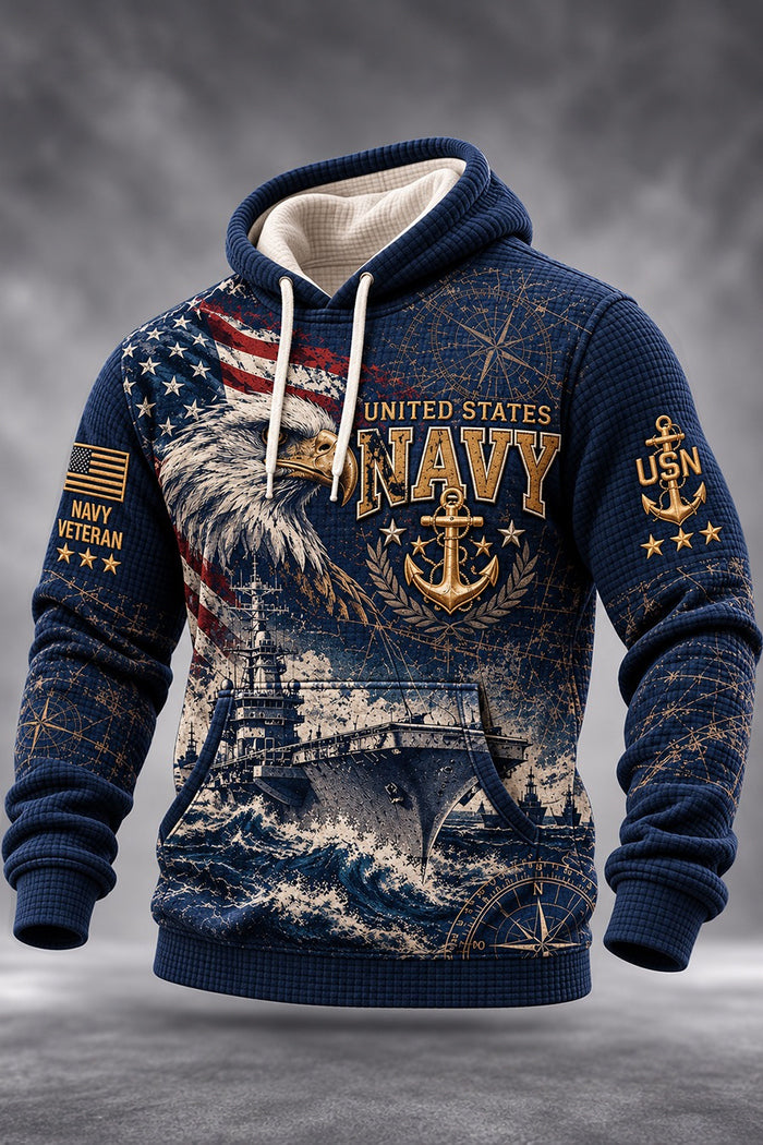 U.S. Navy Veteran Eagle Legacy Hooded Sweatshirt