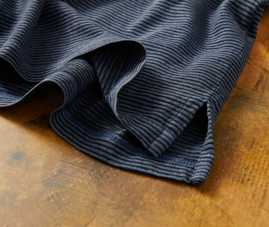 Casual Striped Button Top