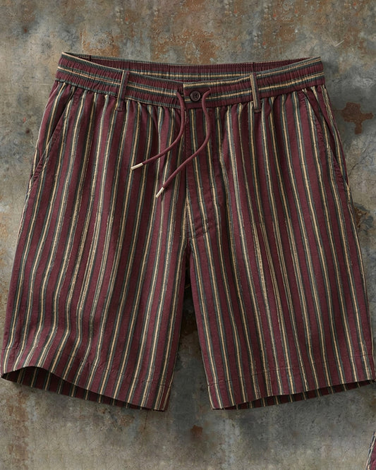 Vertical Stripe Casual Shorts