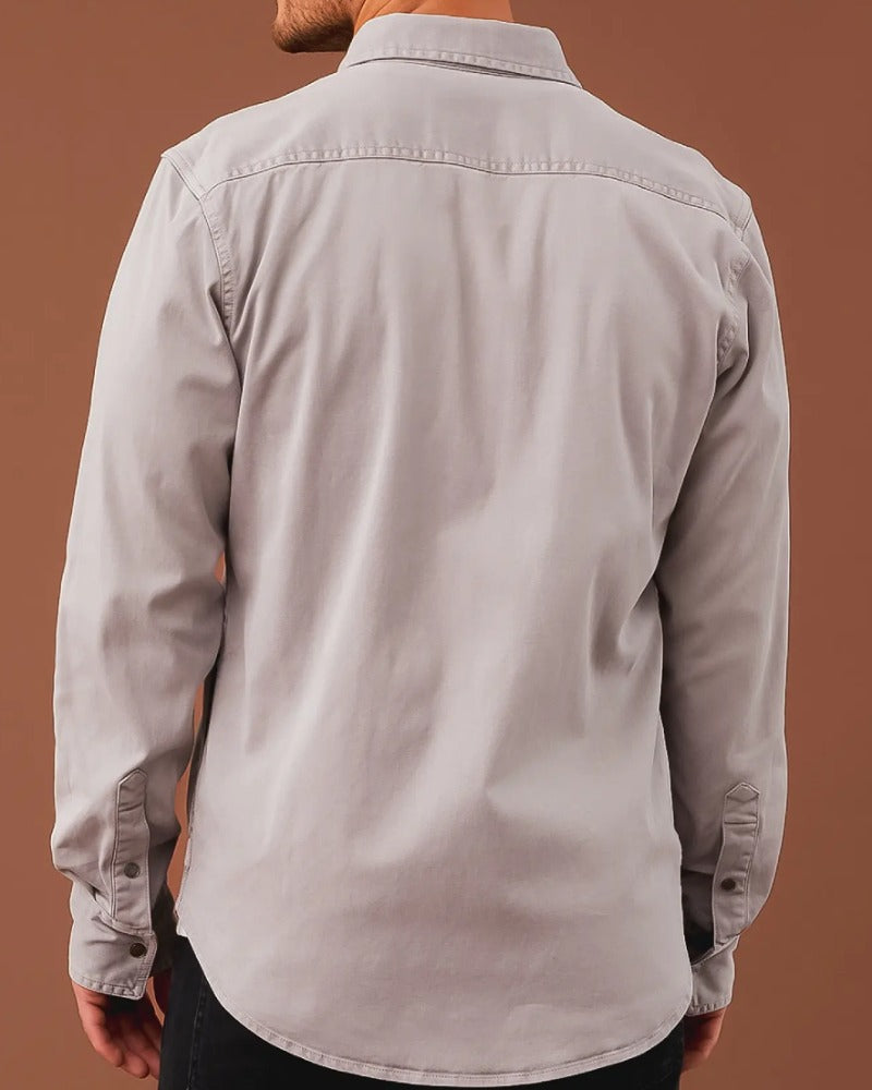 Washed Athletic Stretch Shirt